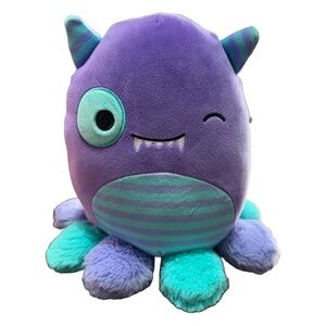 Squishmallows Purple Plush with Teal Accents